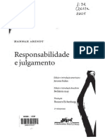 Responsabilidade e Julgamento - Hannah Arendt - SeleçãoB