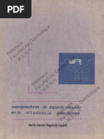 Mantenedores de Espacio Recurso en La Ortodoncia Interceptiva. 1991