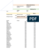 Minecraft Damage Calculations (v2)