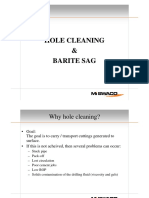 Hole Cleaning & Barite Sag