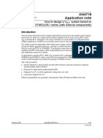 AN4718 Application Note: How To Design A V System Based On STM32L0/L1 Series (With External Components)