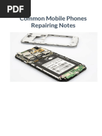 Common Mobile Phones Repairing Notes