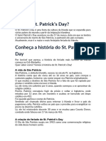 Saint Patrick (Pesquisa de Inglês)