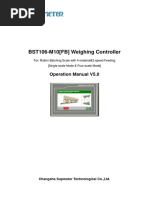 BST106-M10 (FB) Weighing Controller: Operation Manual V5.0