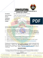 Convocatoria Curso Escena