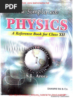 SL Arora Simplified Physics Class 12 Vol 1 Blunt Library