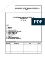 PCE 2 Procedimiento Montaje Equipos Electricos