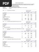 Analisis de Costos Unitarios