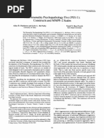 The Personality Psychopathology Five (PSY-5) : Constructs and MMPI-2 Scales