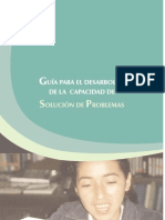 Guia para El Desarrollo de La Capacidad para La Solucion de Problemas