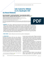 Adaptive Sliding Mode Control For Attitude and Altitude System of A Quadcopter UAV Via Neural Network