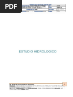 Estudio Hidrologico