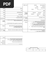 5E Lesson Plan Rubrics