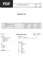 Equipment List: Biturox Bitumen Blowing Unit