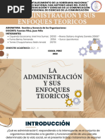 La Administracion y Sus Enfoques Teoricos