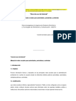 Primer Borrador Elaboración de Guía de Uso de Internet