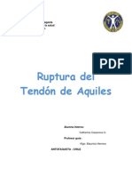 Ruptura Del Tendon de Aquiles