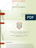 Microwave Landing System: Name: Nakkanaboina Subhash ROLLNO: 18BB1M1109 Branch: Avionics