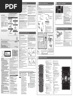 CD Stereo System SC-AKX12: Supplied Accessories