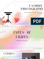 Fashion Photography: Understanding of Lights - Light Based Activity