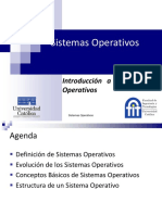 SO - 01 Introduccion Sistemas Operativos