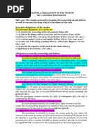 Law On Sales Summary Chapter 4