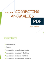 Self Correcting ANOMALIES