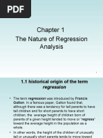 The Nature of Regression Analysis