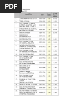 Journal List JCR ISI August 2009