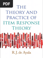 The Theory and Practice of Item Response Theory