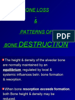 Bone Loss & Patterns of Bone Destruction