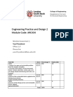 Engineering Practice and Design 2 Module Code: ARC434