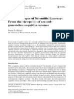 The Challenges of Scientific Literacy: From The Viewpoint of Second-Generation Cognitive Science