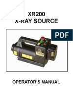 XR200 X-Ray Source: Operator'S Manual