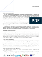 Características Do Texto Argumentativo