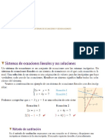 Sistemas de Ecuaciones y Desigualdades