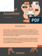 Chartered Accountant: A Current Account Product