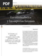 02 La Criminalística y Los Expertos Forneces