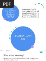 Load-Balancing & Auto Scaling On Aws