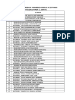 Proporcionado Por La Osa-Fic Listado Por Orden de Promedio General de Estudios