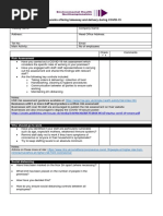 COVID 19 Risk Assessment Form Restaurants Offering Takeaway or Delivery June 2020