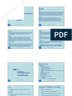 Data Warehouse and Data Mining: Syllabus