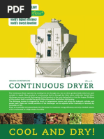 Continuous Dryer: Cool and Dry!