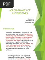 Automotive Aerodynamics