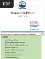 Class 6 - Lasers Problems - Dr. Ajitha - PHY1701