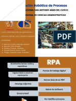 Automatizacion Robotica de Procesos