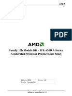 Hoja de Datos Del Procesador Familia 15h Model Amd