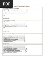 PMBOK 7th Edition Contents