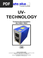 UV - TECHNOLOGY Technical Documentation ELC PE22 - PE32