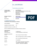 Safety Data Sheet: Luxol WB Satin: 1. Identification of The Material and Supplier